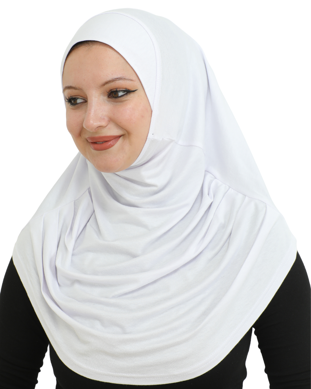 Plain Ready To Wear Hijab for Women - Black