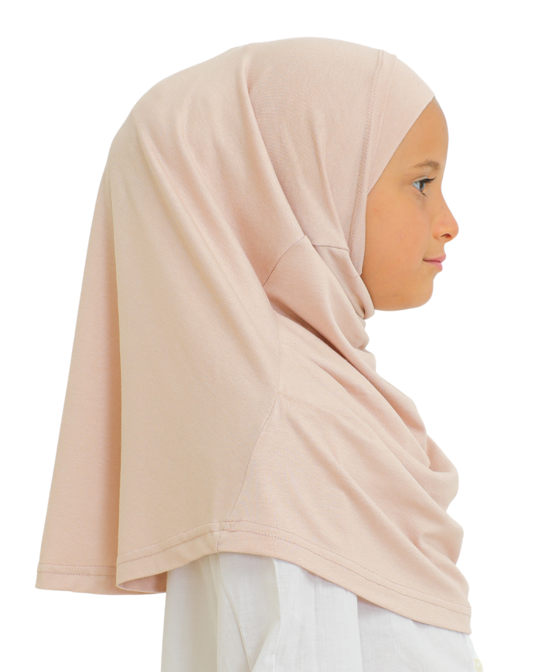 Easy To Wear Hijab For Girls Muslim Scarf for Kids - Pink