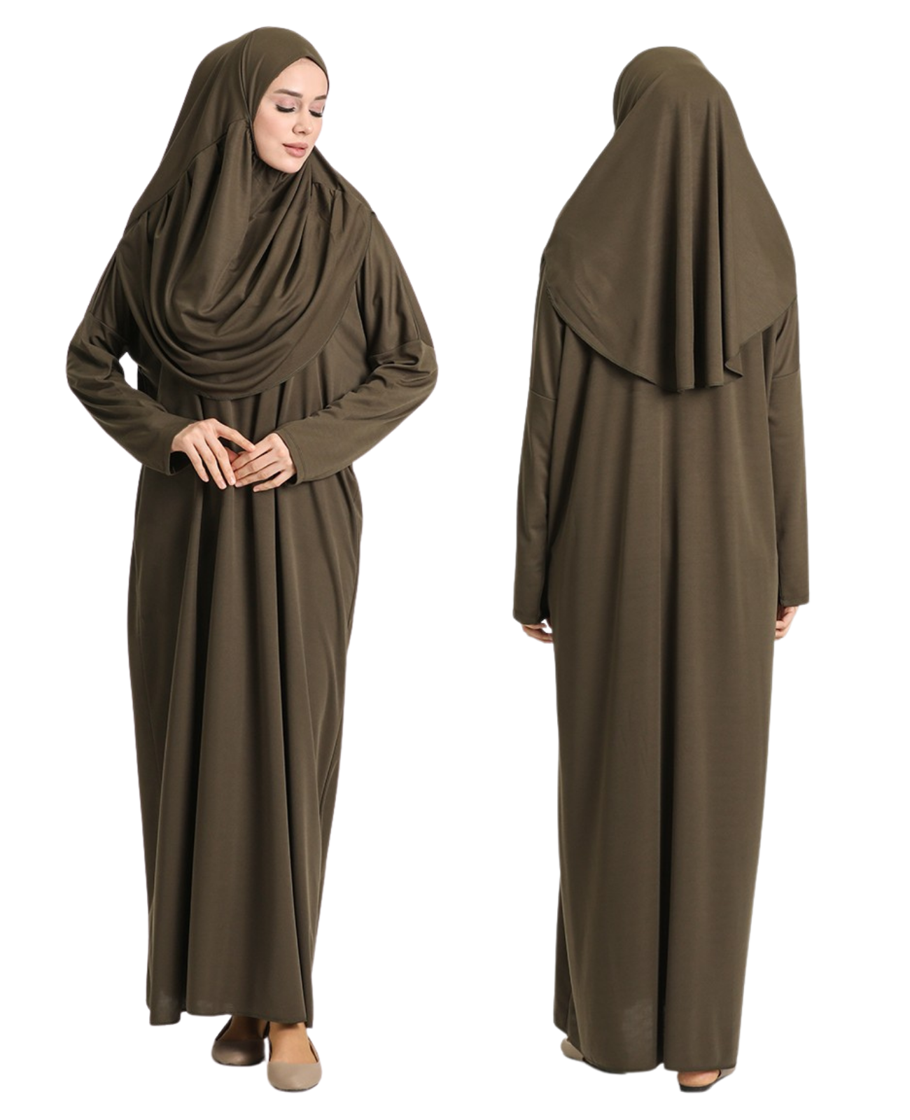 Muslim Dress For Women With Hijab, Abaya, Instant Prayer Clothes Set, Islamic Wear, Dubai Kaftan Jilbab Burqa