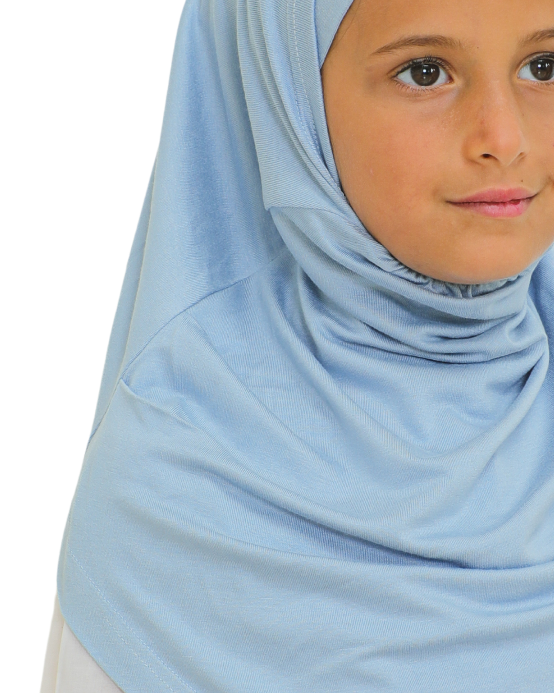 Easy To Wear Hijab For Girls Muslim Scarf for Kids - Pink