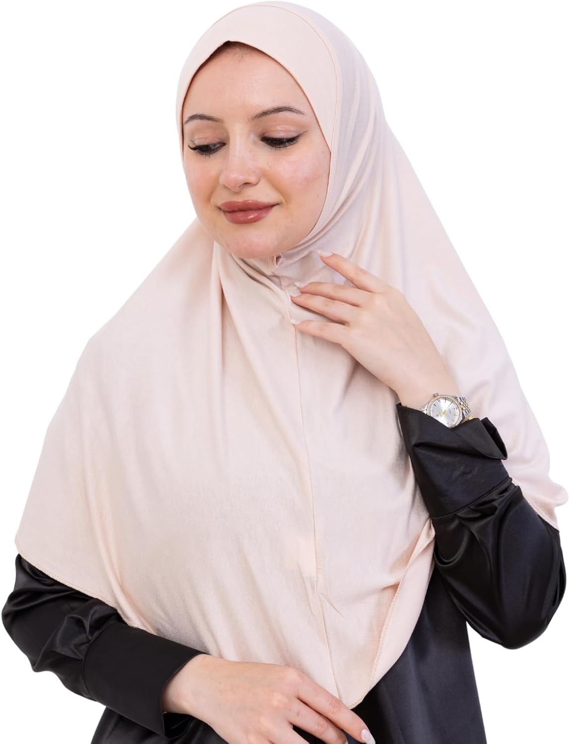 Prien Ready Hijab For Women, One Piece Muslim Instant Turban, Easy To Wear Long Head Scarf, Turkish Islamic Clothes For Abaya