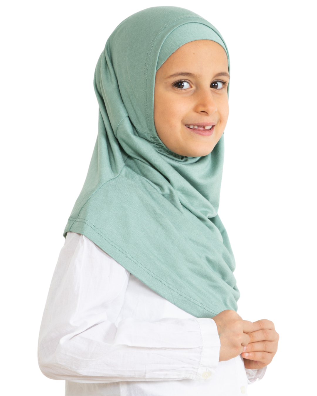 Easy To Wear Hijab For Girls - White