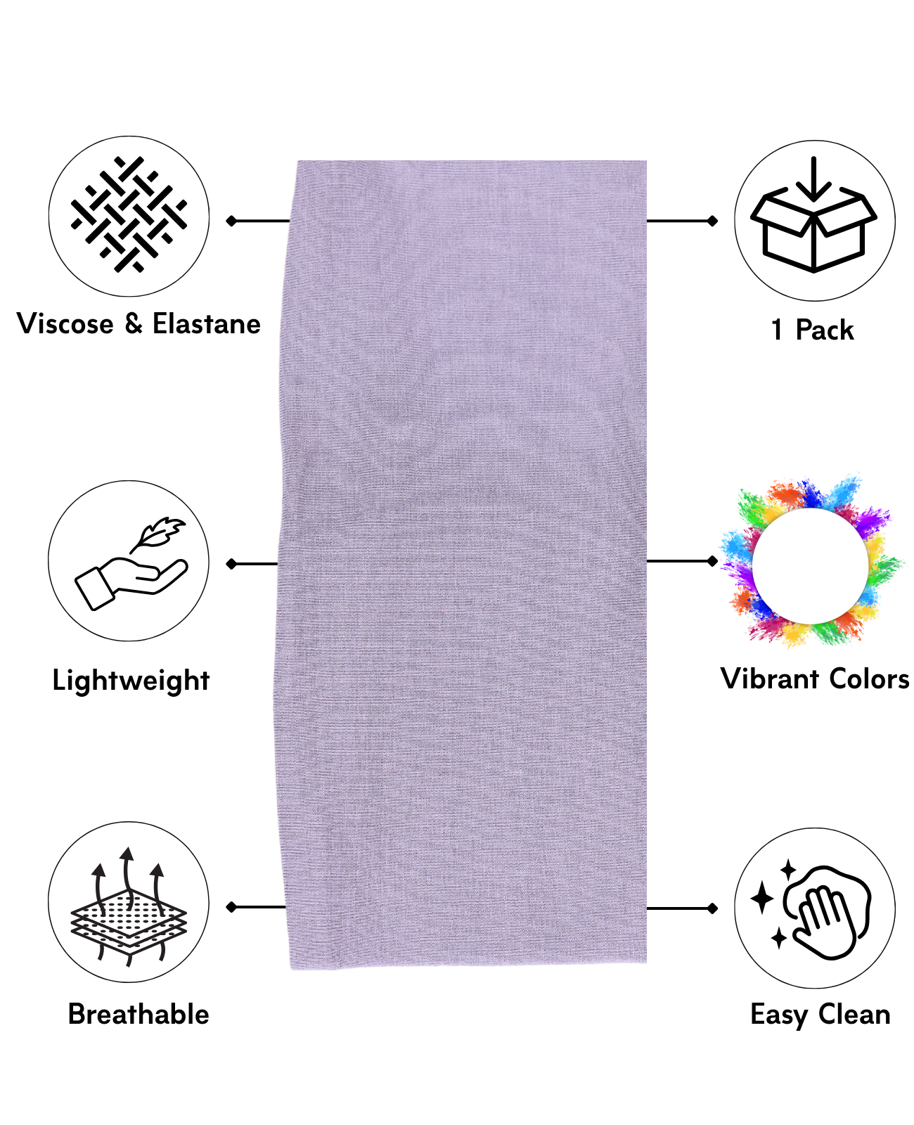 Hijab Non-Slip Headband