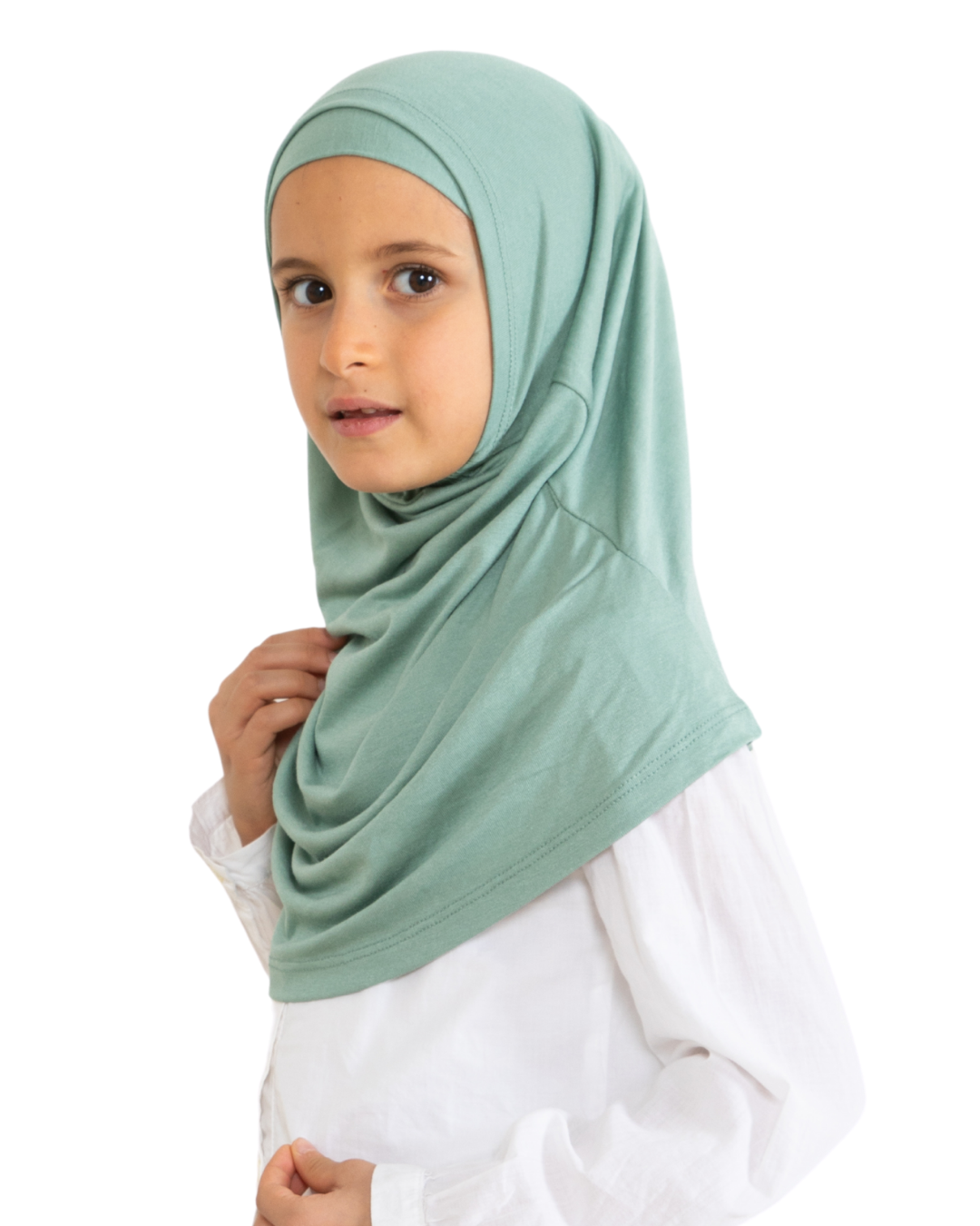 Easy To Wear Hijab For Girls - White