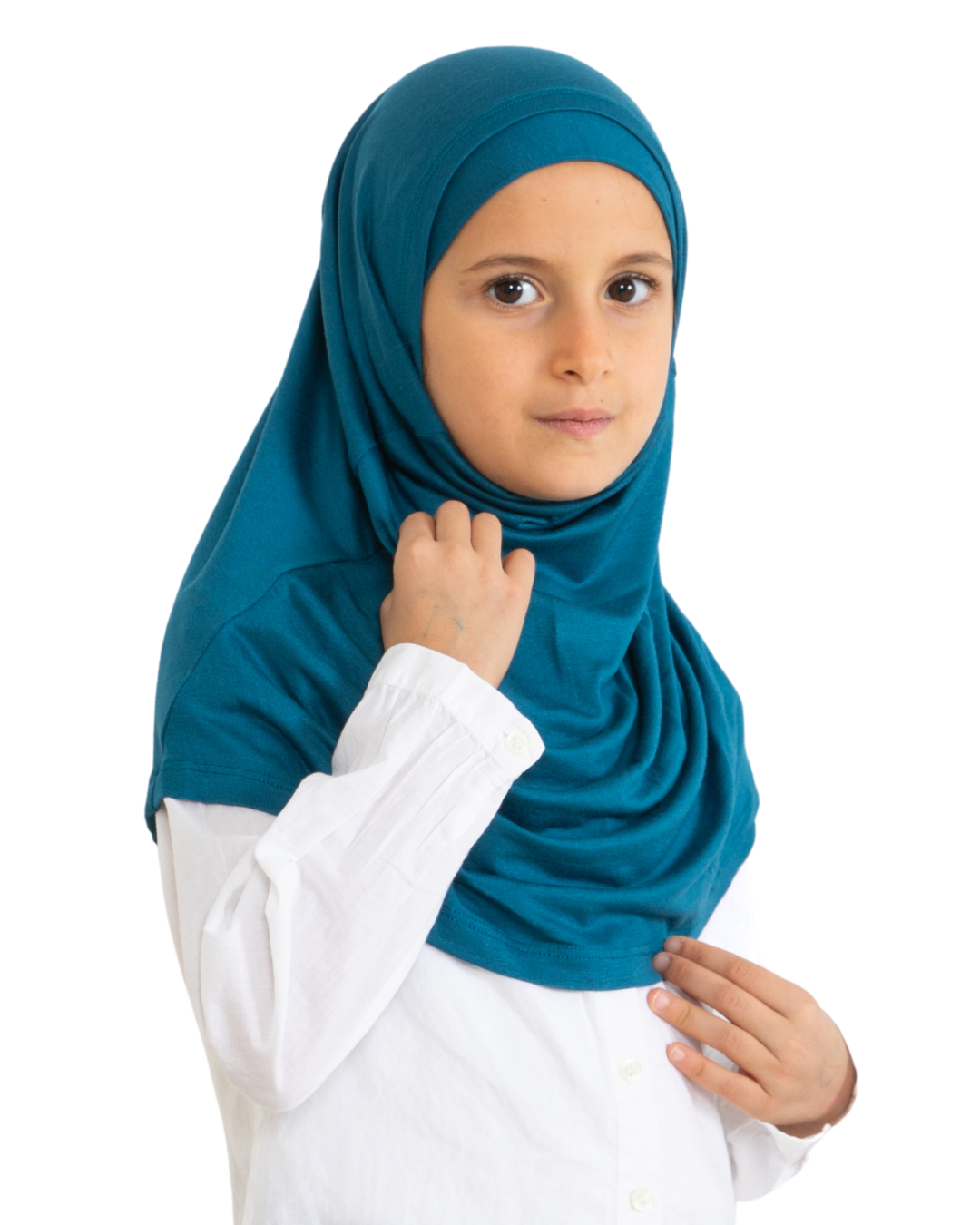 Easy To Wear Hijab For Girls - White