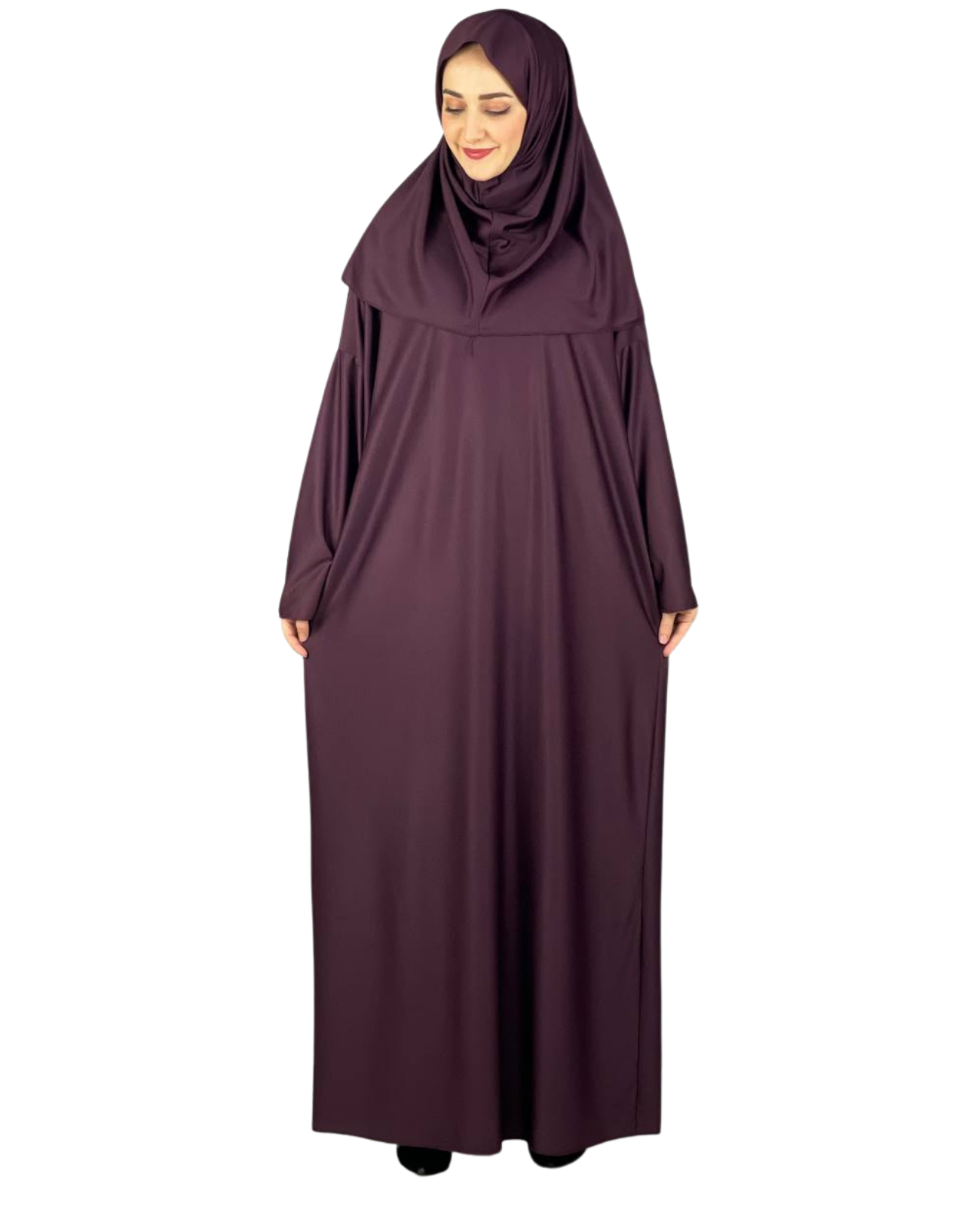 Women Prayers Clothes with Hijab Muslim Outfits Long Robe Abaya Turkish Islamic Dresses Dubai Kaftan with Rosary