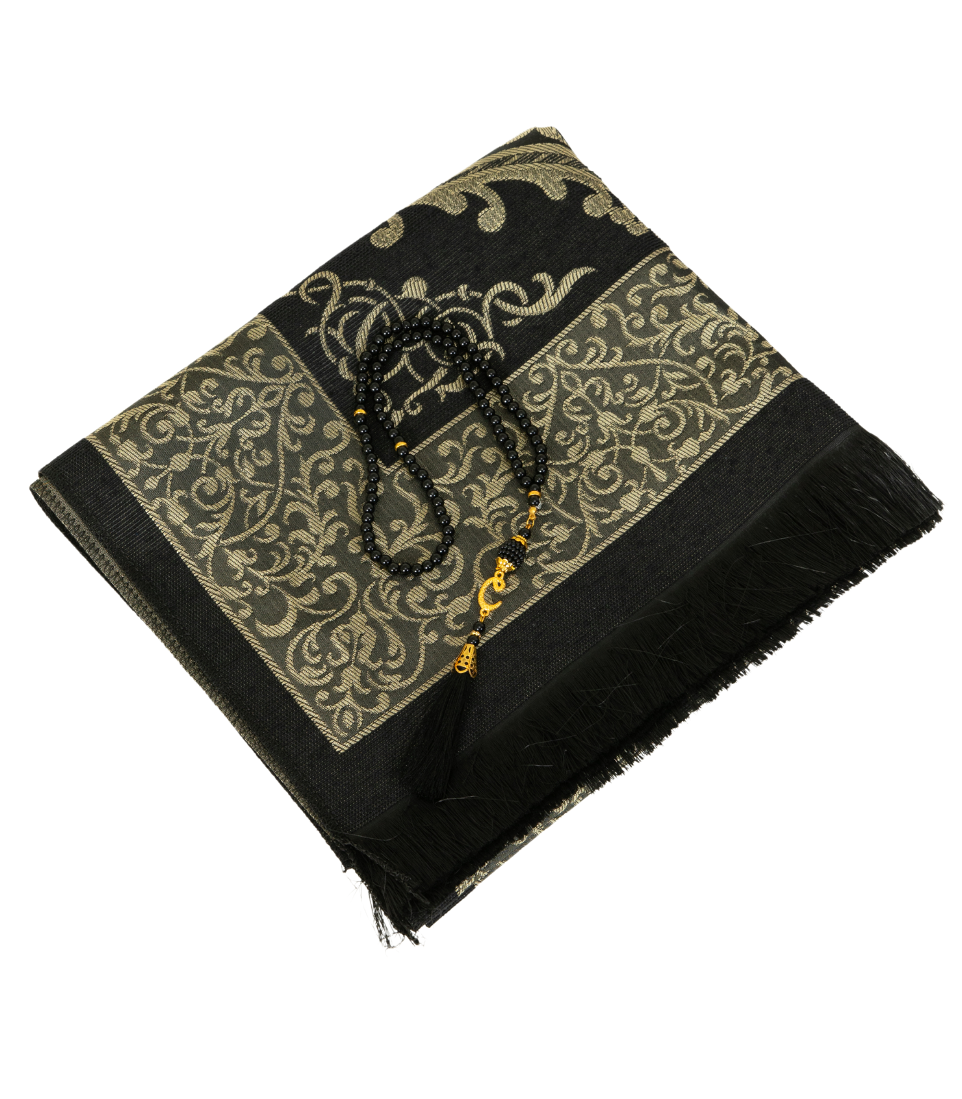 Muslim Prayer Rug With Tasbih For Islamic Gifts, Portable Islam Gift Box