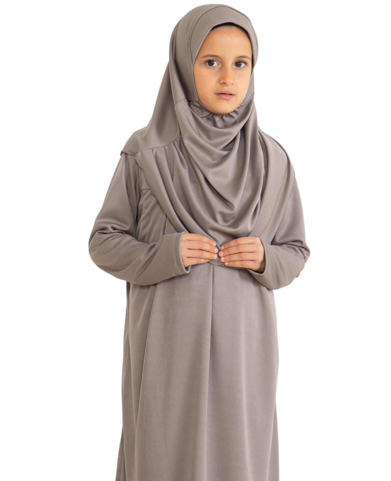 Dress For Girls With Hijab - Black