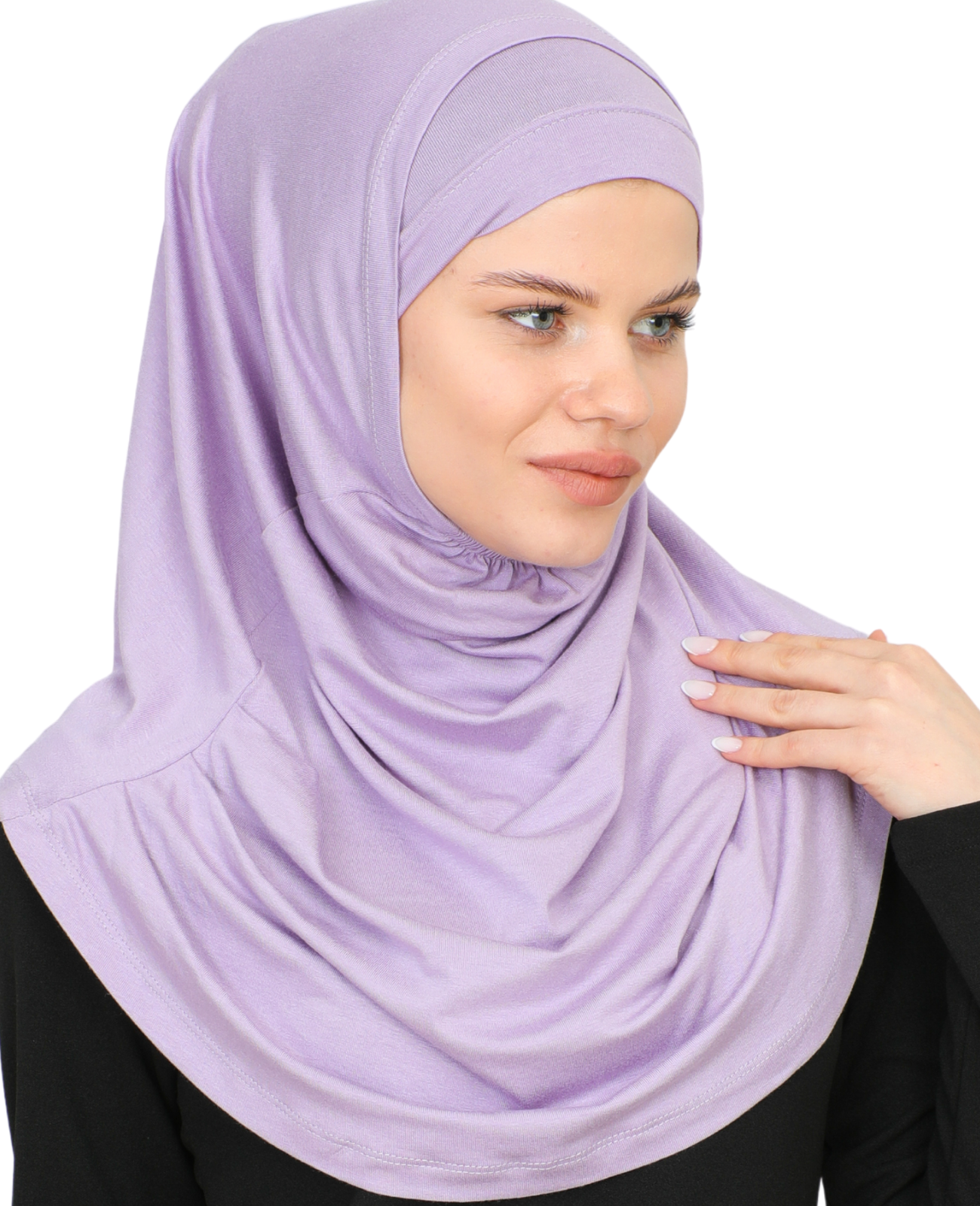 Chic Ready To Wear Hijab For Women - Black