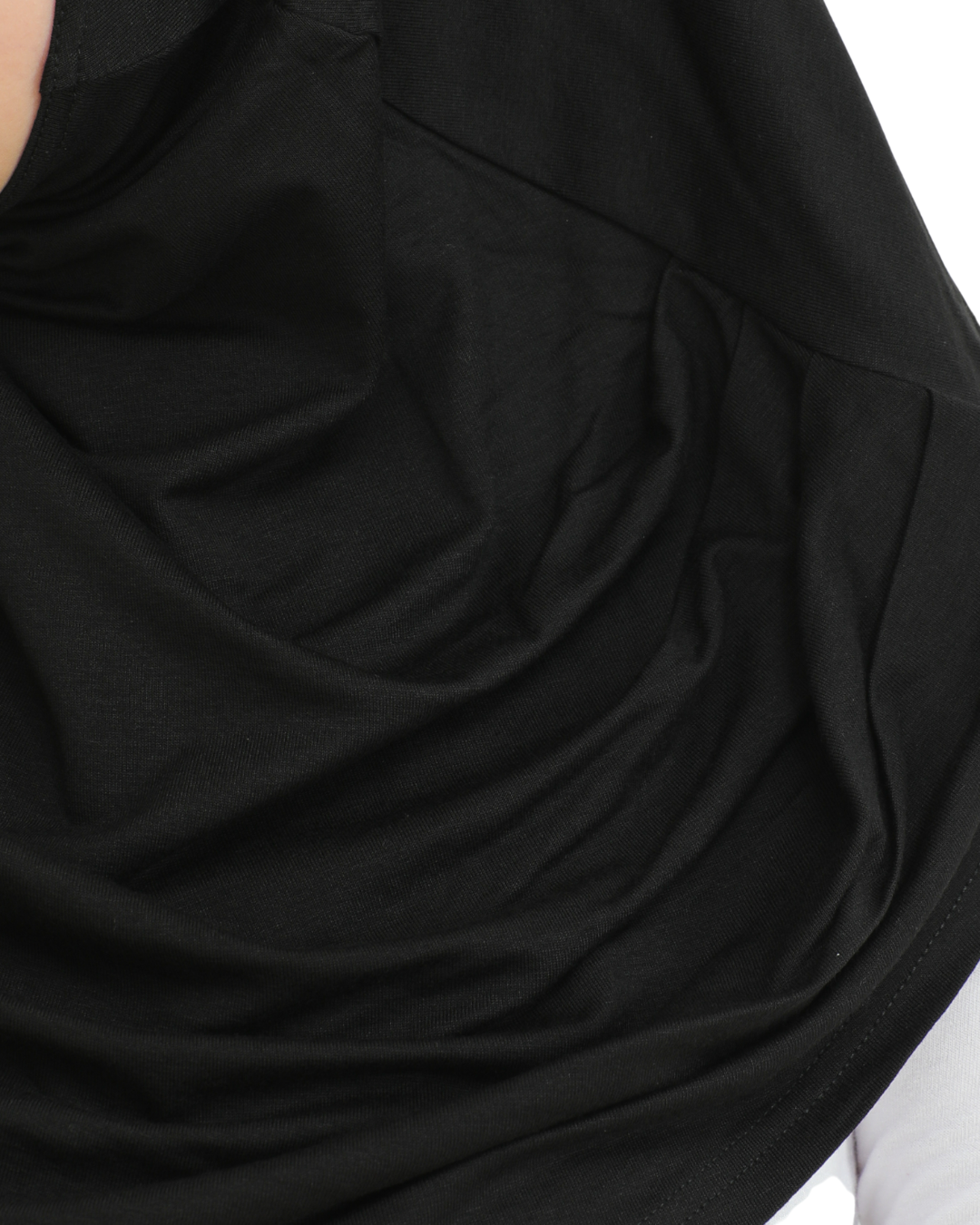 Plain Ready To Wear Hijab for Women - Black