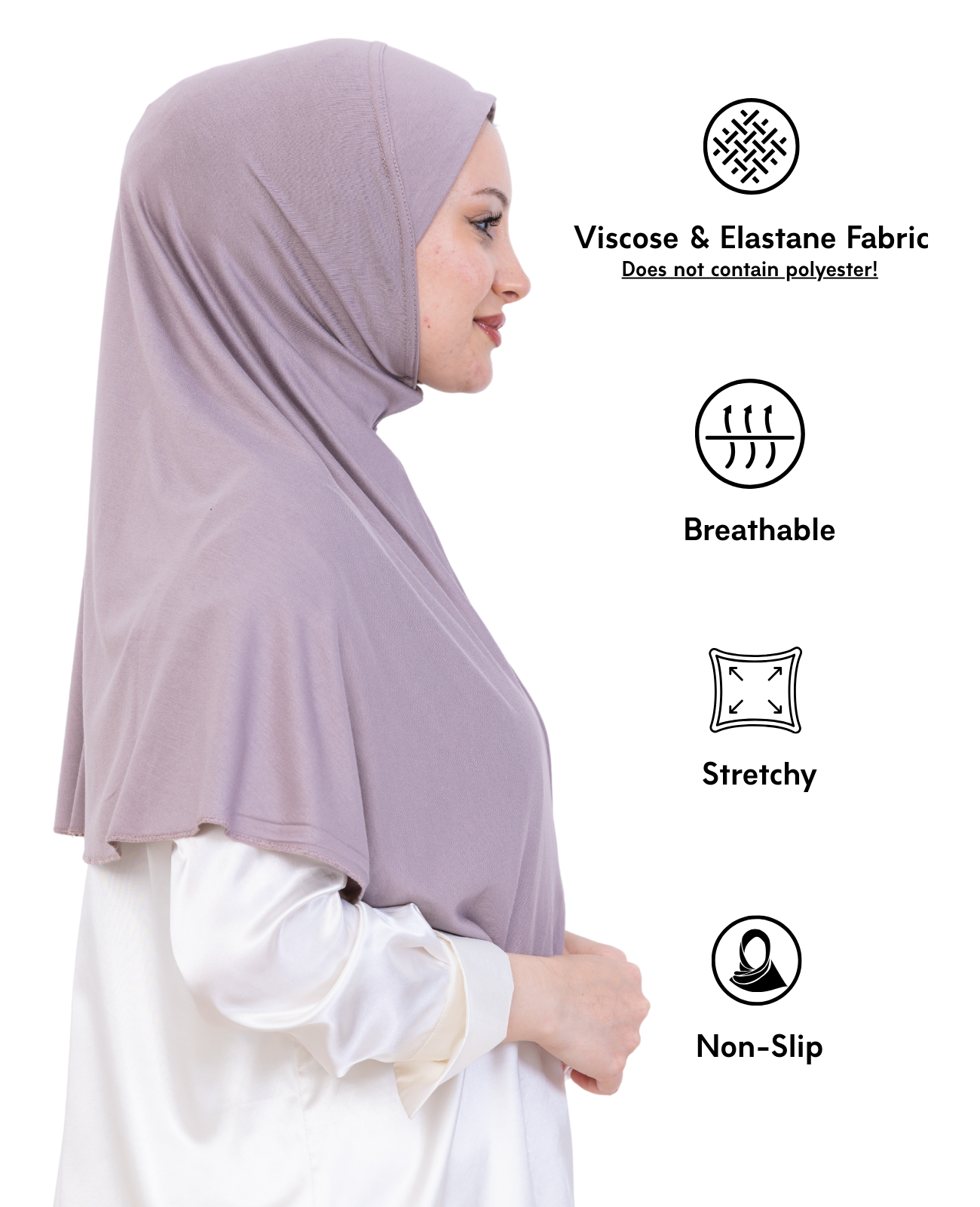 Ready Hijab One Piece Flat