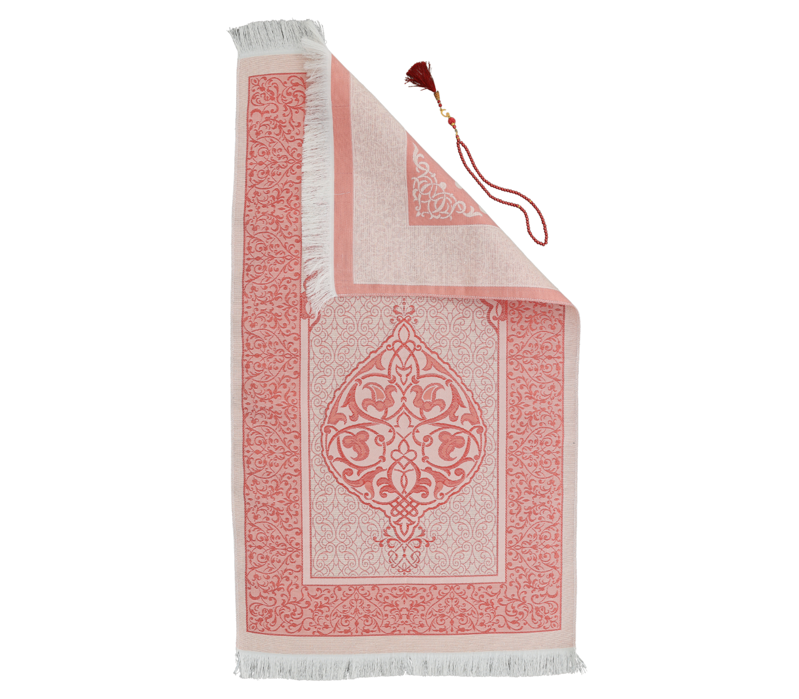 Prayer Rug with Tasbih Bag for Pray, Muslim Gifts Bayram, Mat Salah, Sajadah for Women & Men