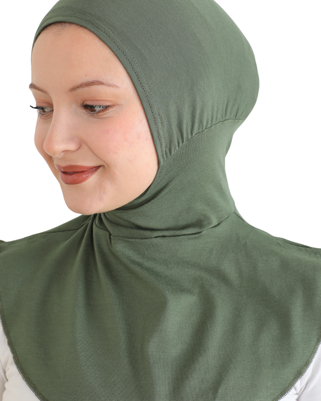 Sport Hijab With Neck Collar - Black