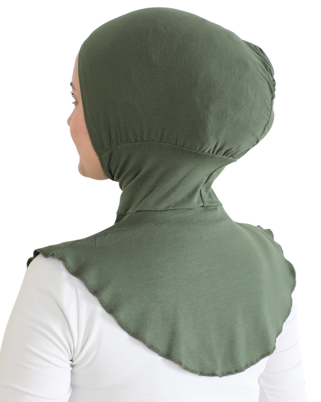 Sport Hijab With Neck Collar - Black