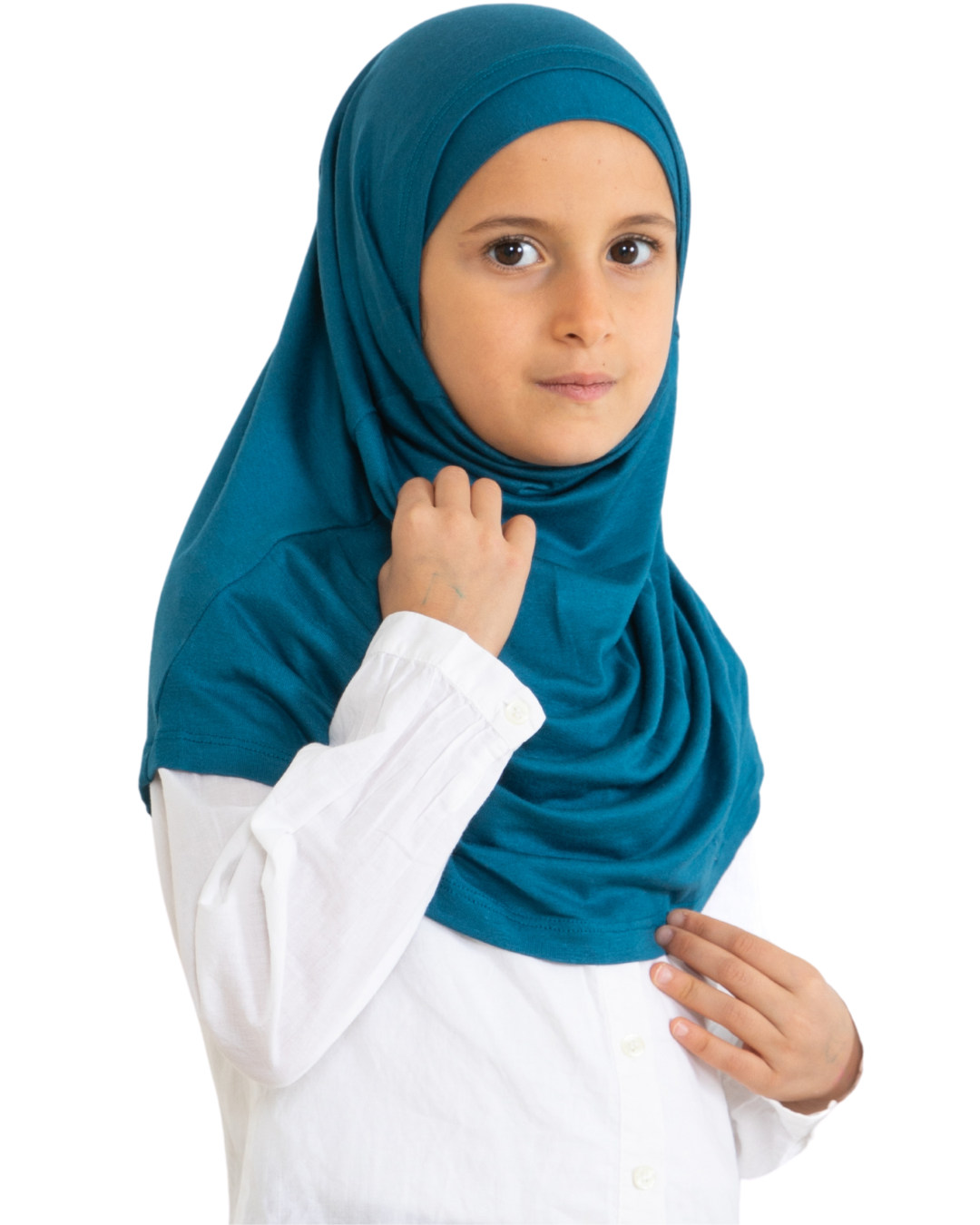 Easy To Wear Hijab For Girls - White