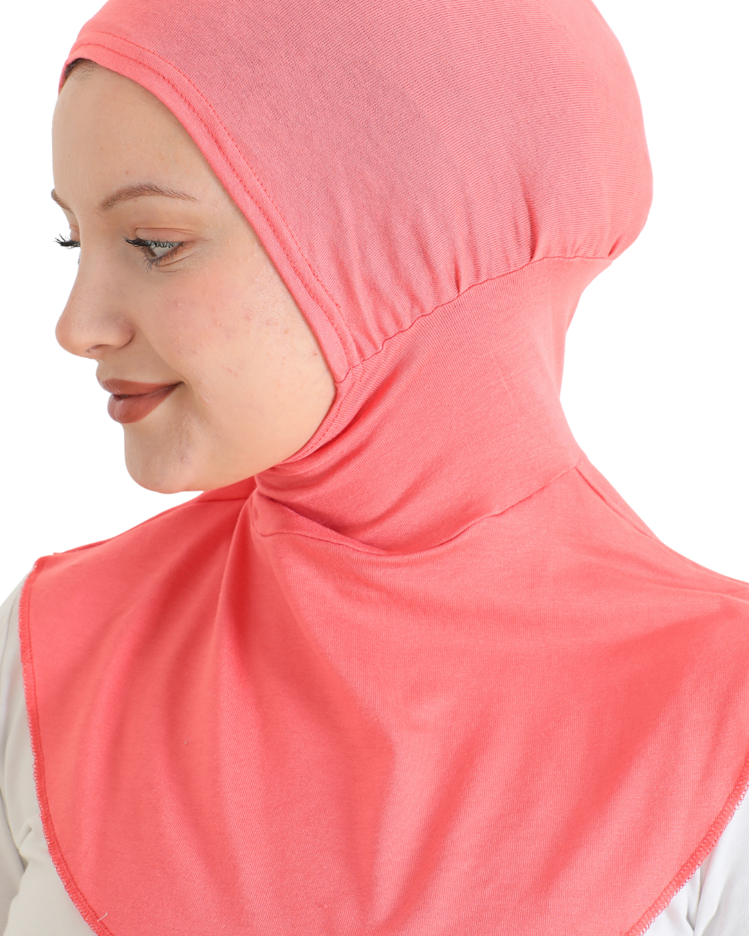 Sport Hijab With Neck Collar - Black