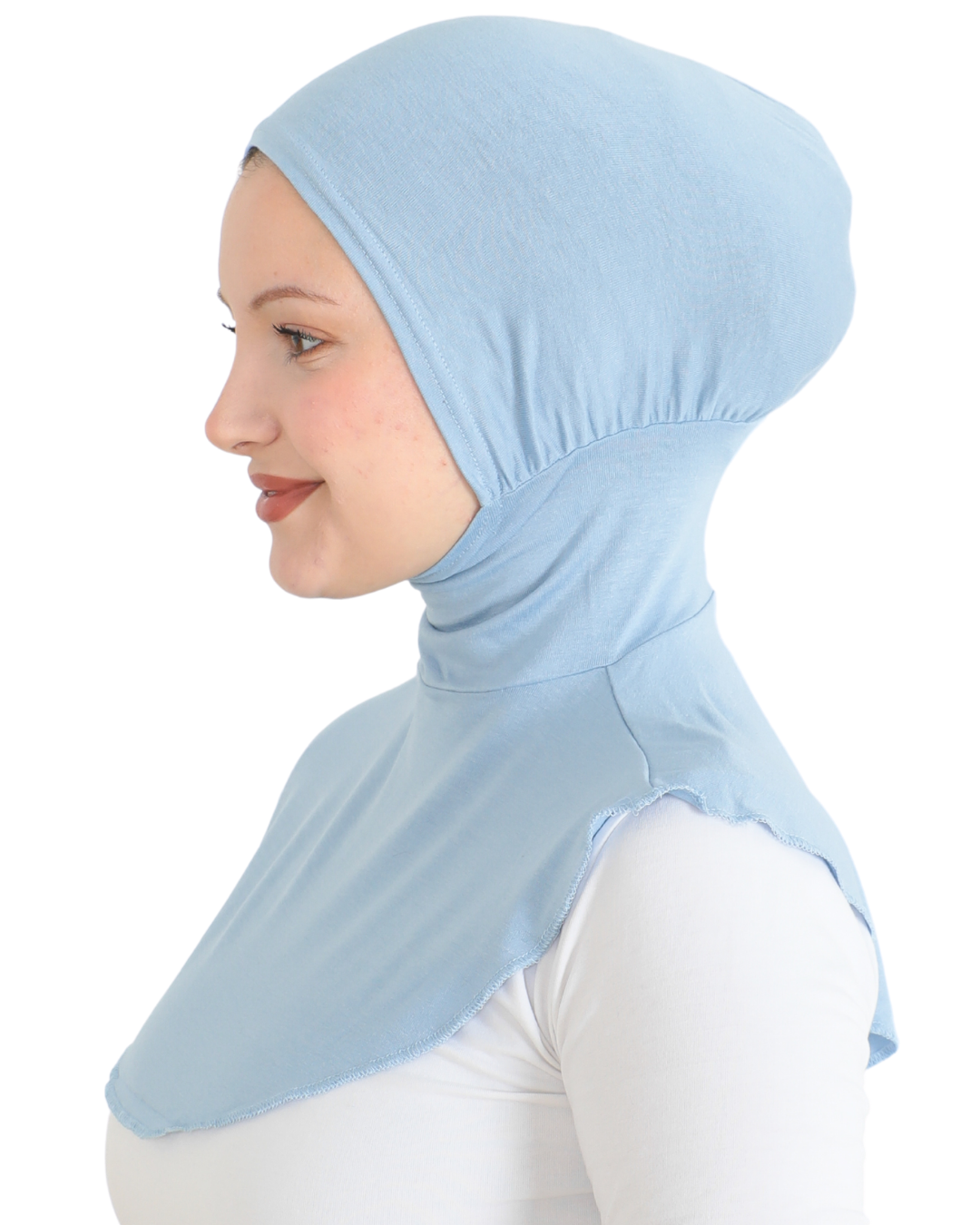 Sport Hijab With Neck Collar - Black