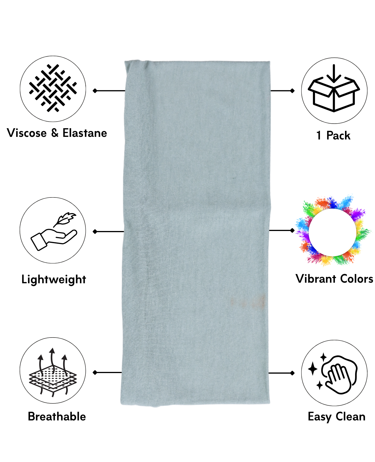 Hijab Non-Slip Headband