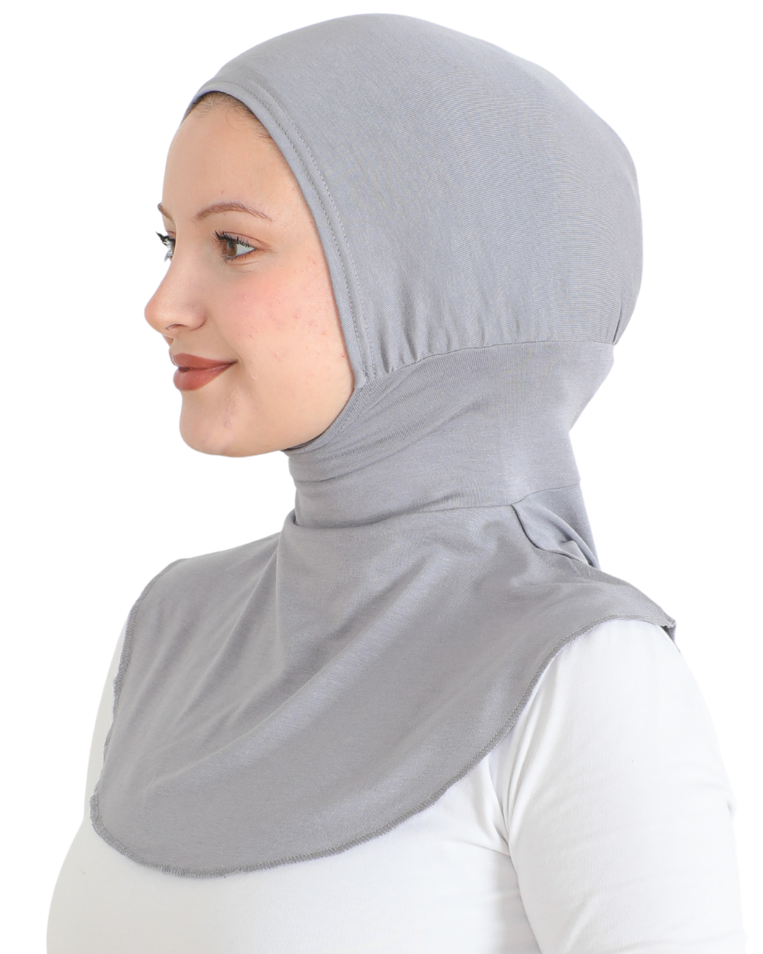Sport Hijab With Neck Collar - Black
