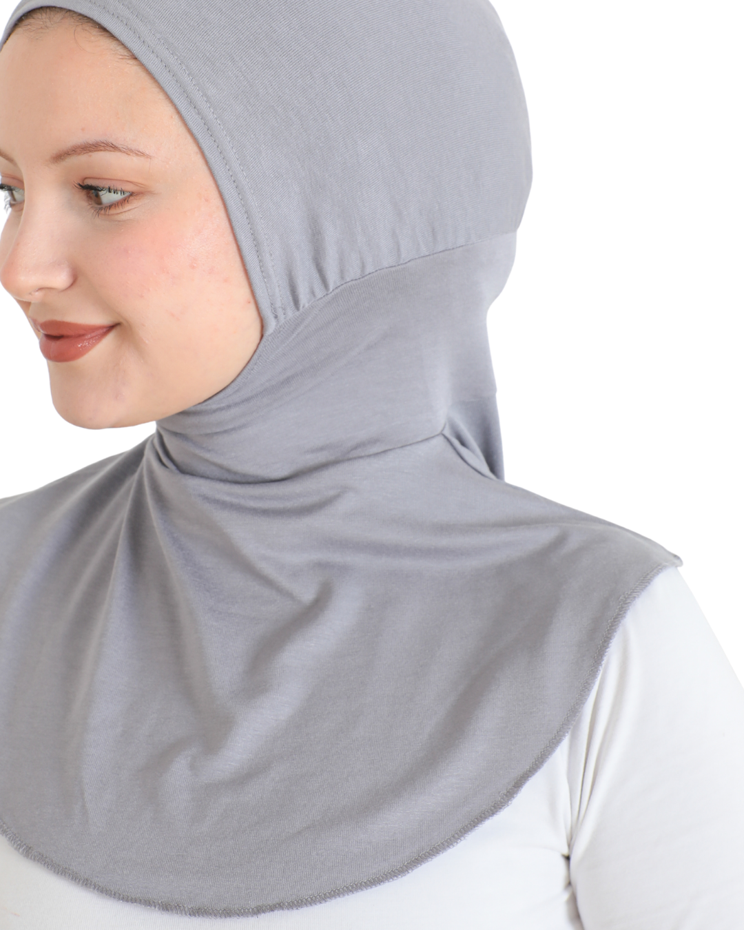 Sport Hijab With Neck Collar - Black