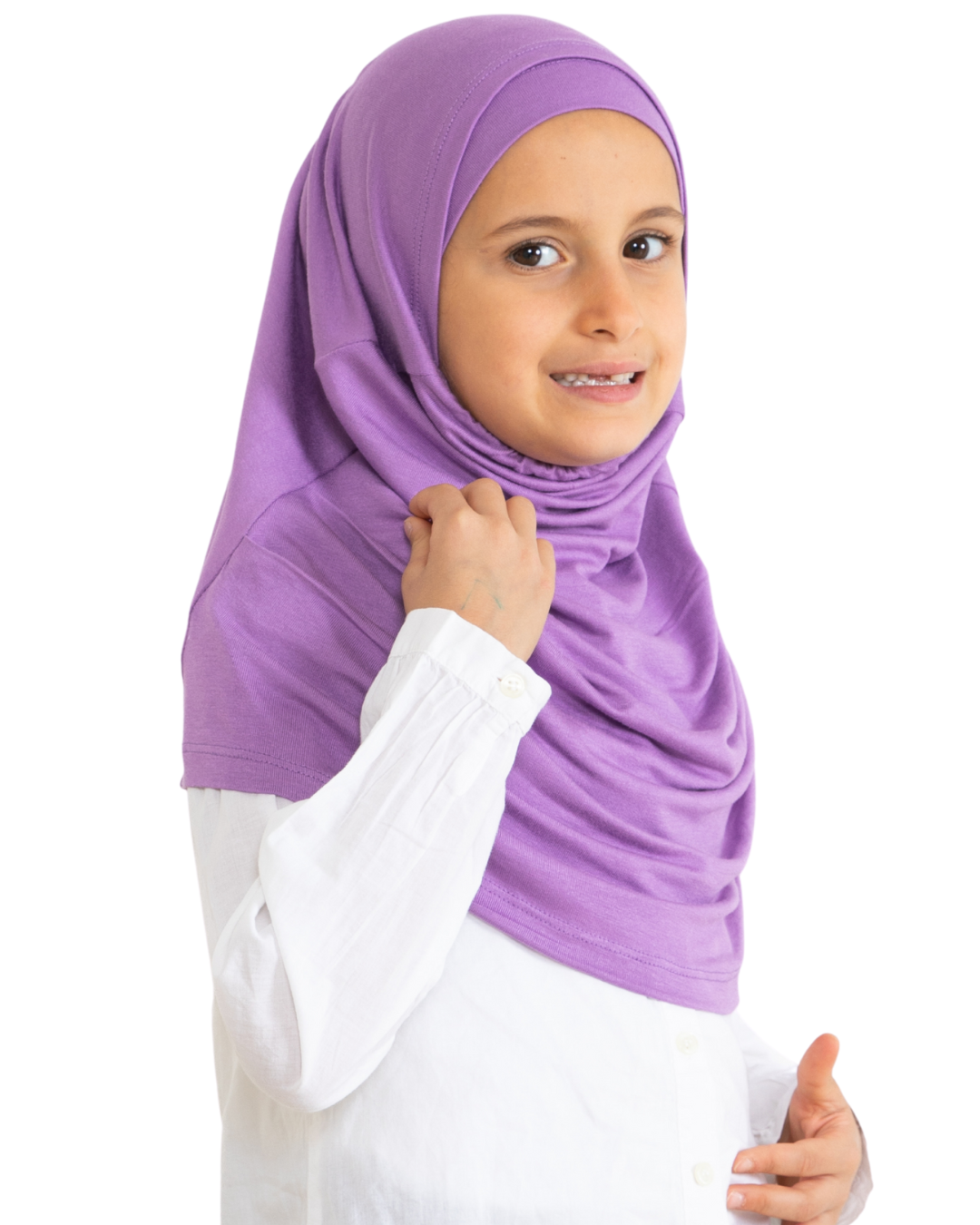 Easy To Wear Hijab For Girls - White