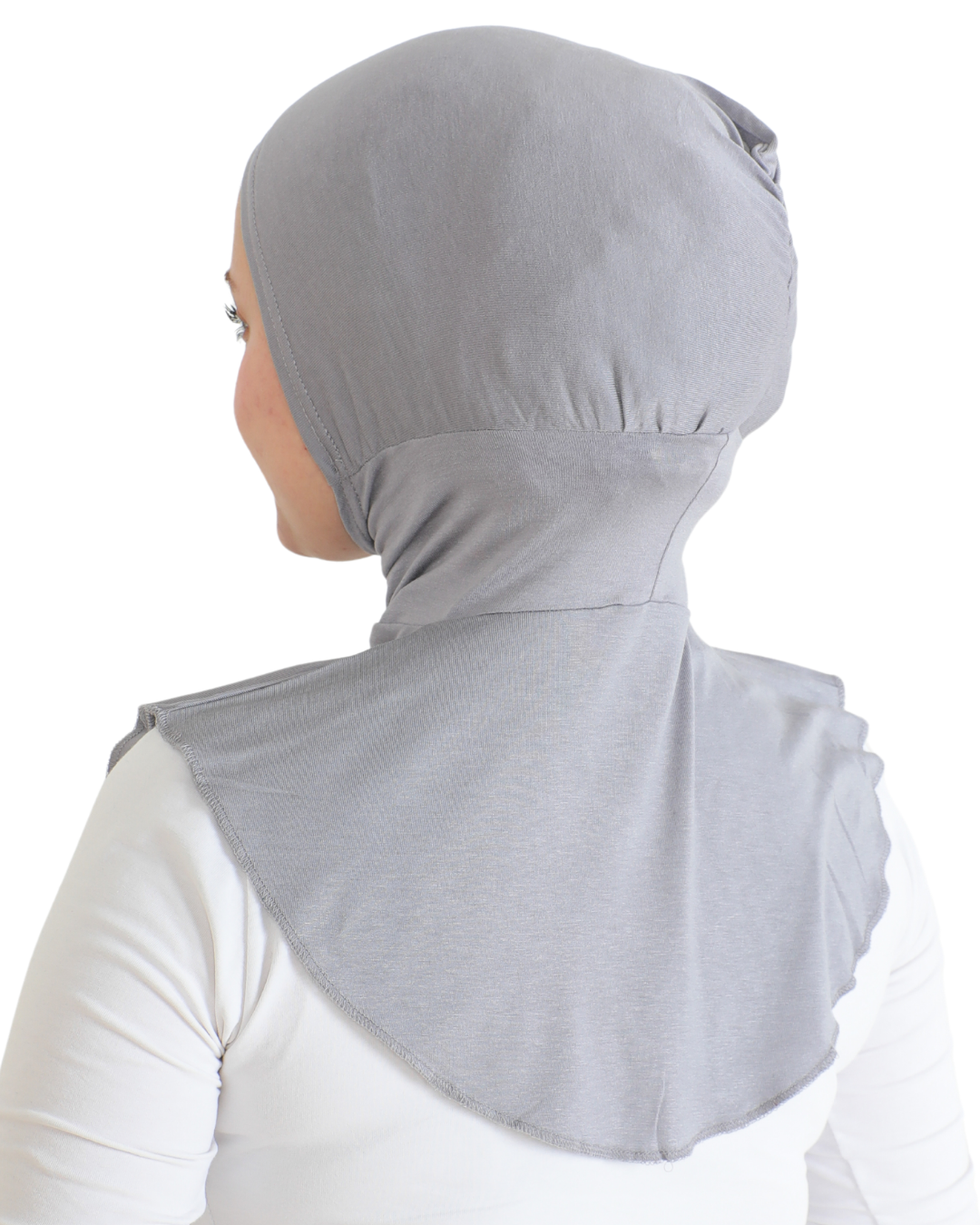 Sport Hijab With Neck Collar - Black