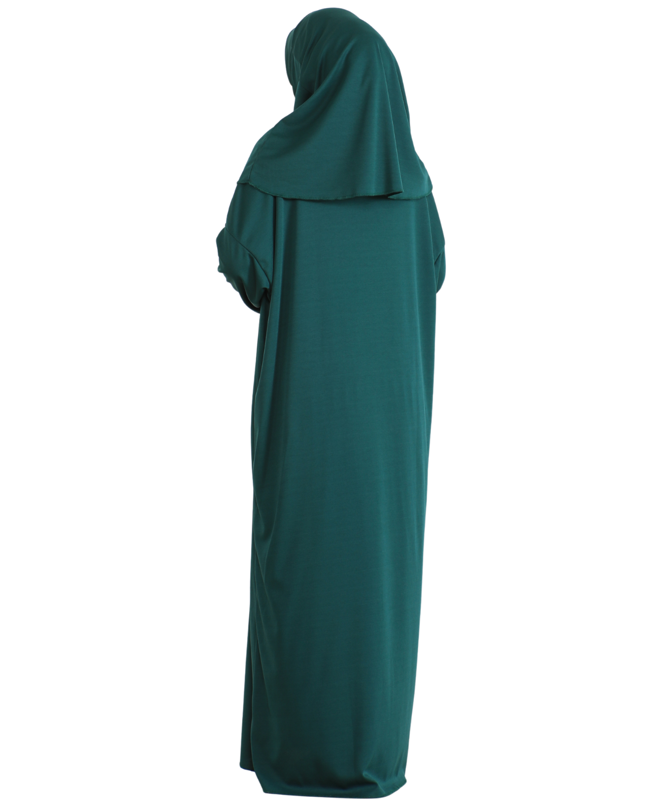 Prayer Dress for Women With Tasbeeh and Prayer Rug - Black
