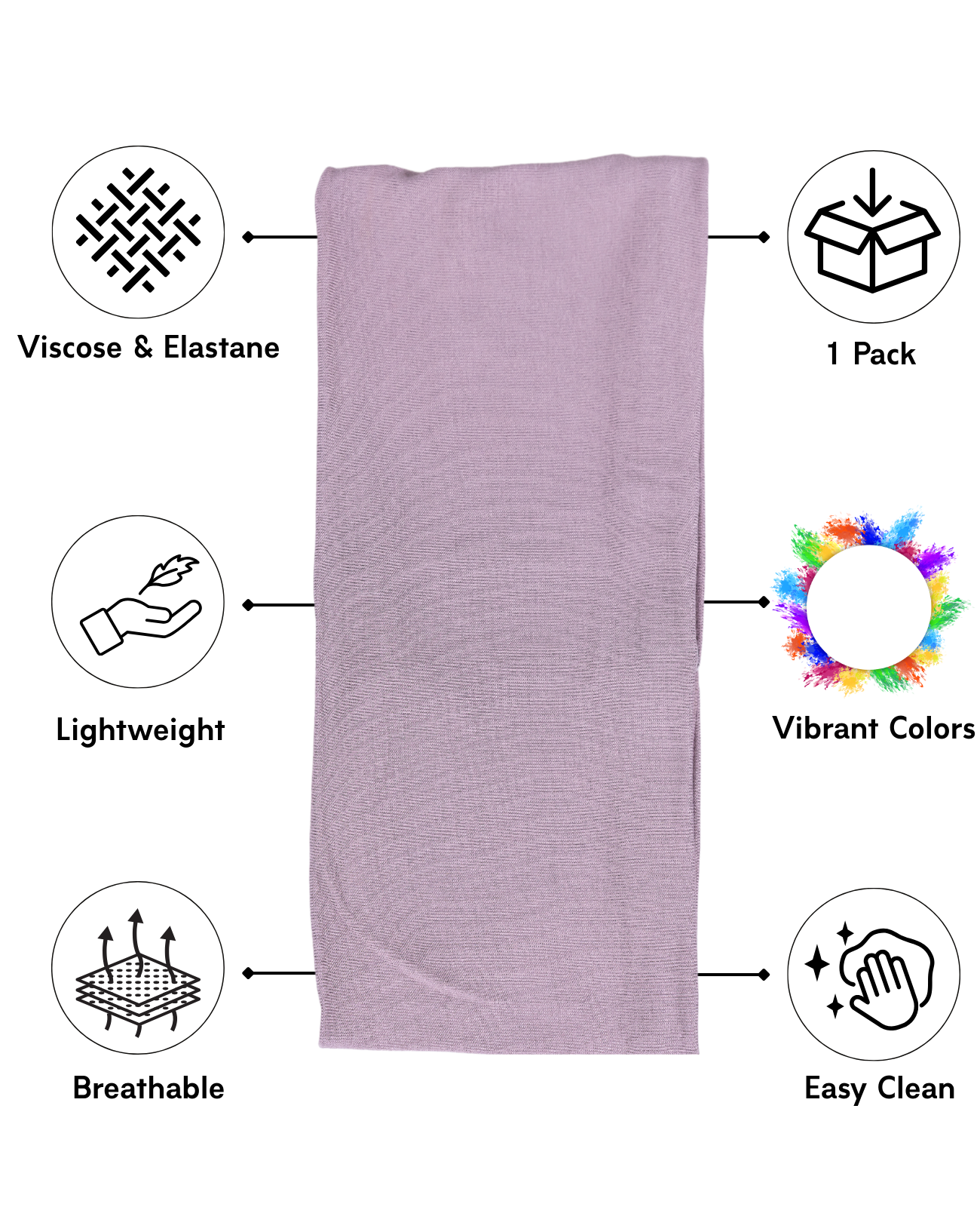 Hijab Non-Slip Headband