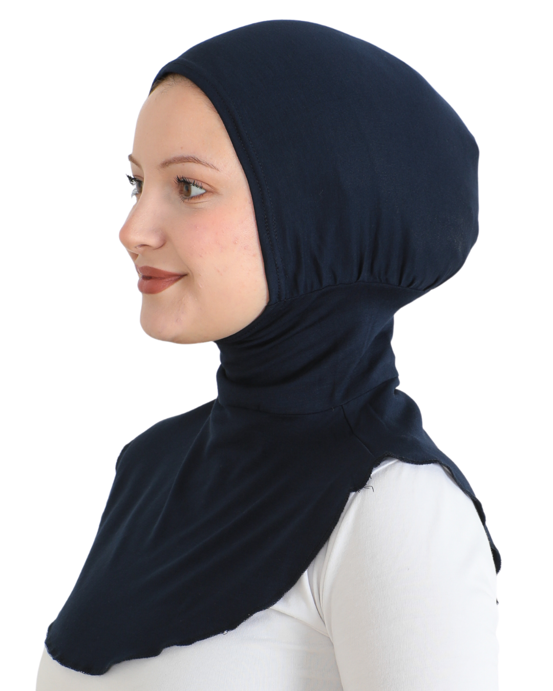 Sport Hijab With Neck Collar - Black