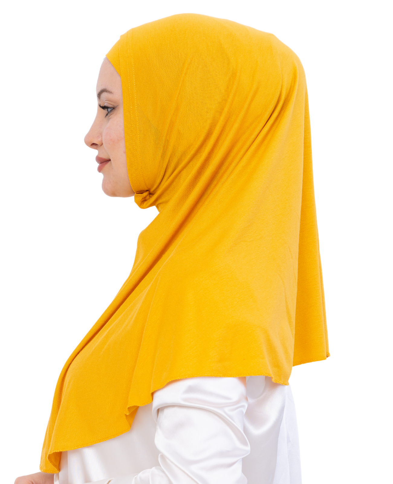 Instant Hijab With Cap Non Pleated - Black