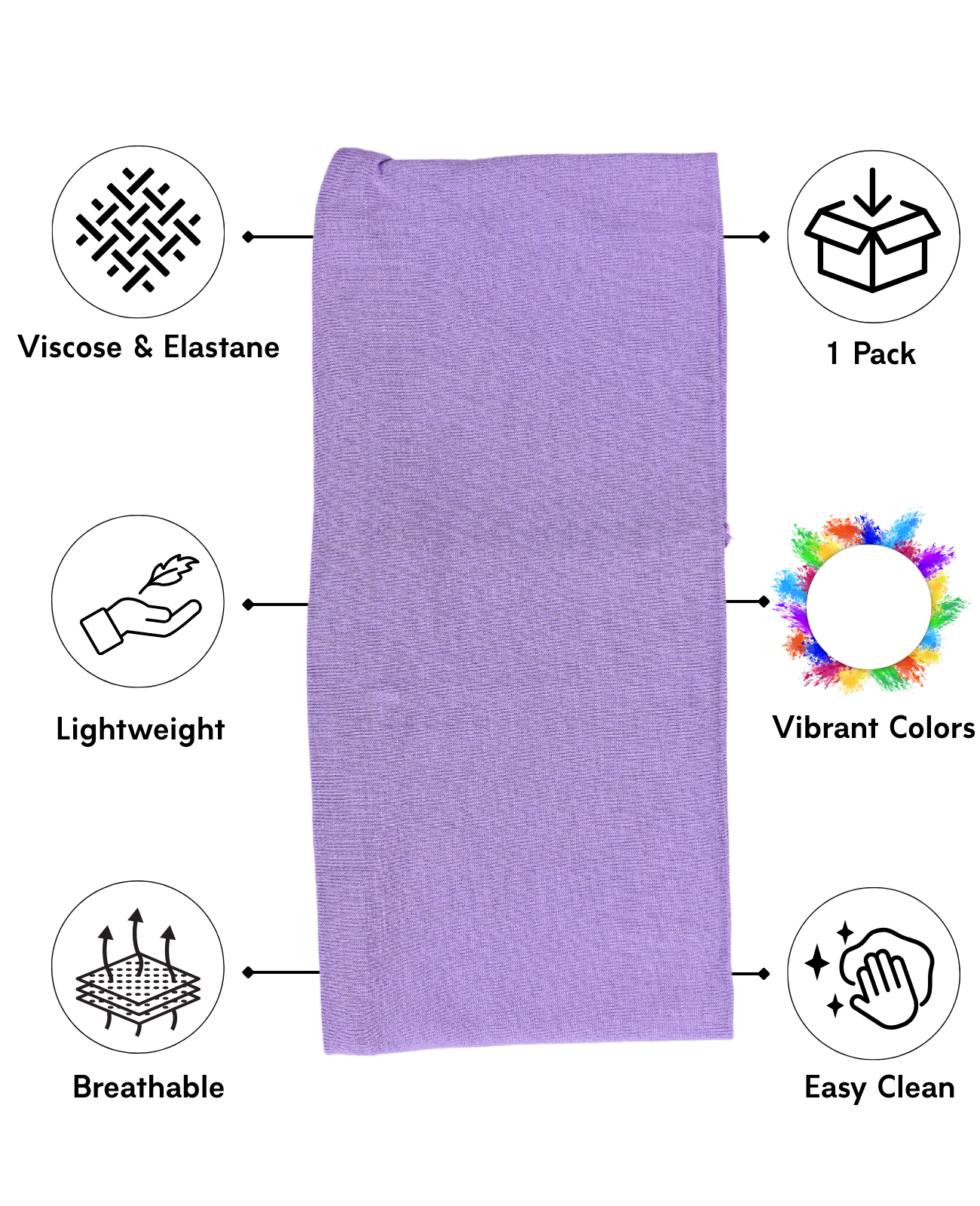 Hijab Non-Slip Headband