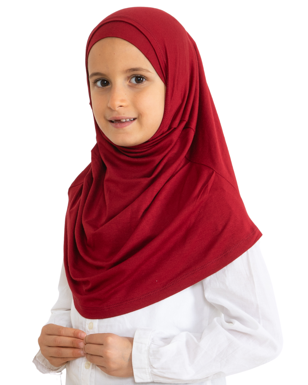 Easy To Wear Hijab For Girls - White