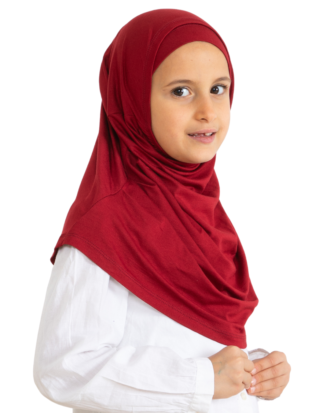 Easy To Wear Hijab For Girls - White